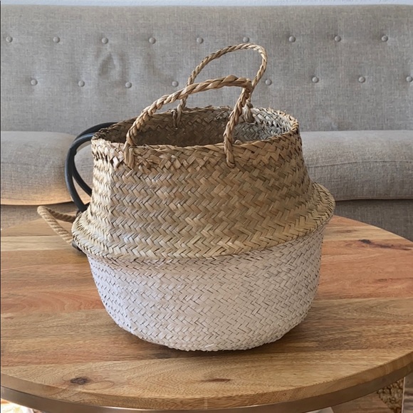 Mud Pie Pompom Holidays Collapsible Basket - Picture 8 of 16